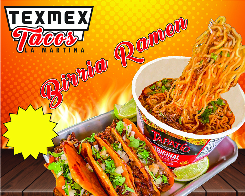 poster birria ramen